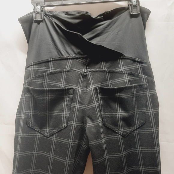 Ingrid & Isabel Windowpane Maternity pants waist band w/ crossover in back Small - Picture 4 of 7